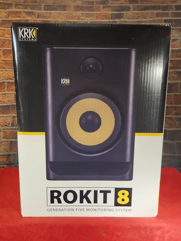 KRK RP-8 Rokit G5 2-Way 8" Single Active Studio Monitor Black - NEVER OPENED image 1
