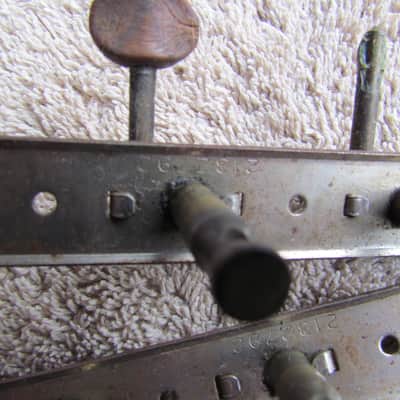 Kluson Deluxe No Line 3 On A Strip Tuners Vintage 1950's Needs New Buttons Fits Les Paul Jr & Others image 3