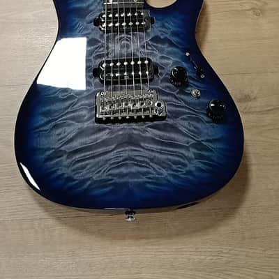 Ibanez AZ427P2QM-TUB Premium 2024 - Present - Twilight Blue Burst image 2