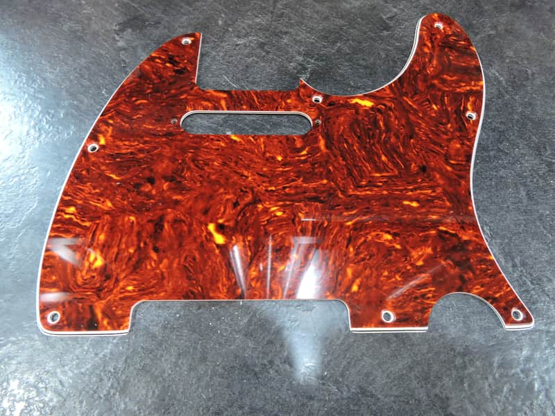 W.D. Custom Pickguards Fender Telecaster 8 Hole Pickguard 2010's - Vintage Tortoise image 1