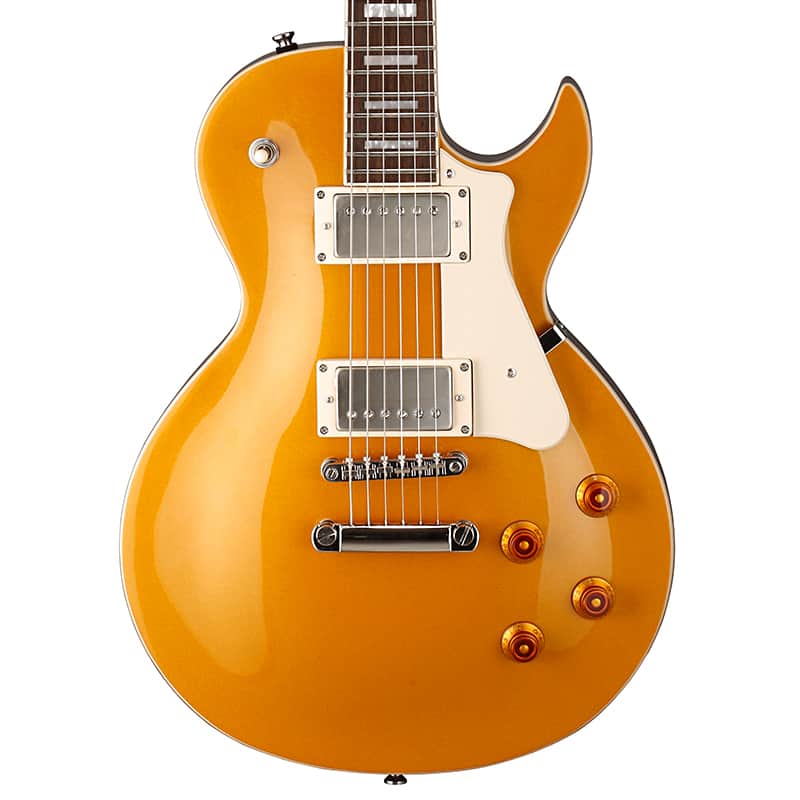 Cort CR200 Single Cutaway Solid Body Gold Top image 1