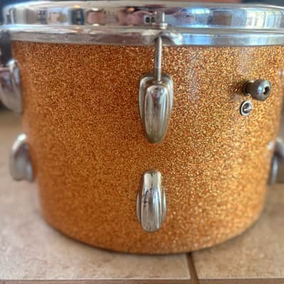 Slingerland Vintage 12 x 8" Rack Tom Drum Nov 1965 w Stick Saver Rims image 2