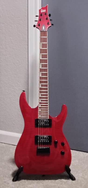 ESP LTD H-200 FM 2018 - 2020 - See Thru Red image 1