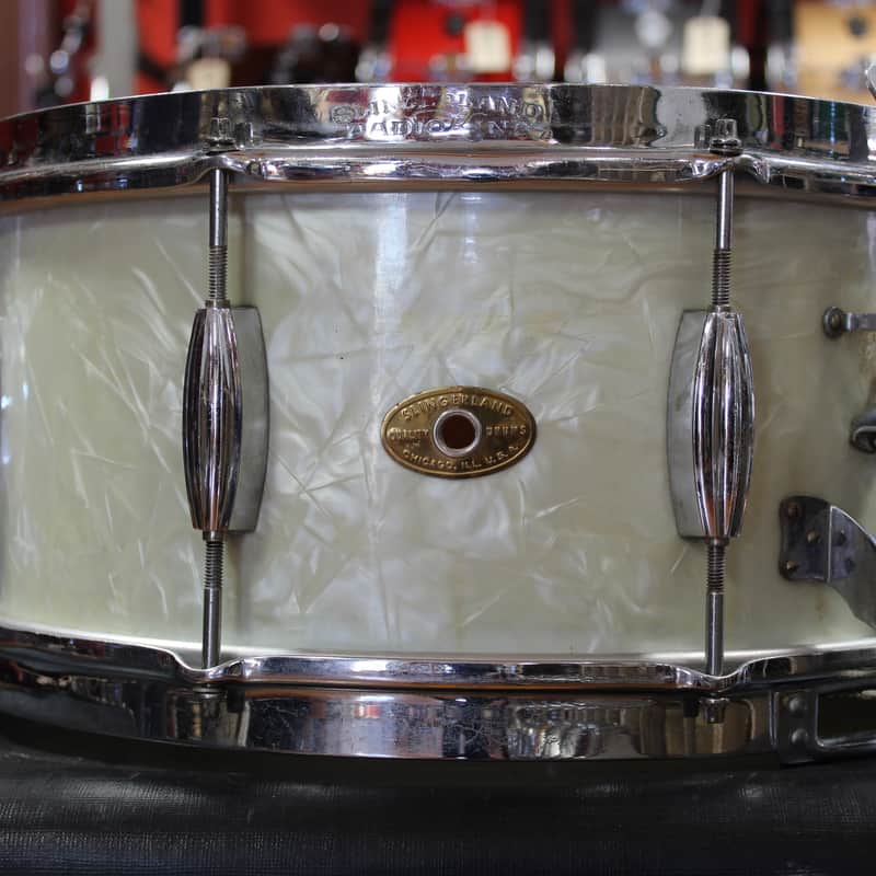 1950s Slingerland 1950s Slingerland 7×14 Radio King Snare Drum…