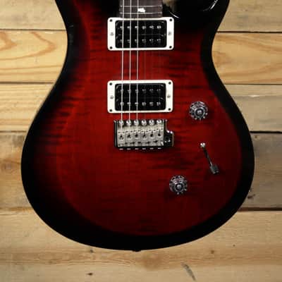 PRS S2 Custom 24 Electric Guitar Fire Red Burst w/ Gigbag "Floor Model Demo" image 2