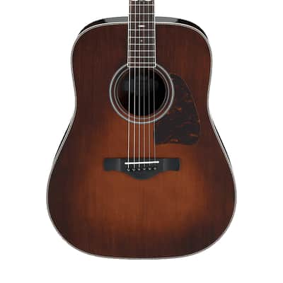 Ibanez AVD10 BVS Artwood Vintage Series Dreadnought Acoustic Guitar Brown Violin Sunburst