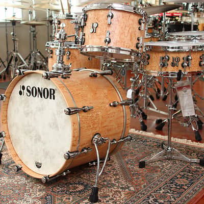 Sonor SQ2 Custom Medium Scandinavian Birch Drum Set Kit 20 10 12 14 & Snare image 2