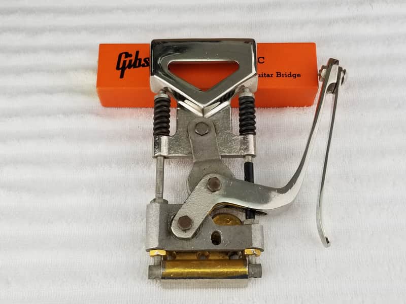 1961 - 1963 Gibson Les Paul Sideways Vibrato - Crack Free - With Arm - 100% Genuine Vintage image 1