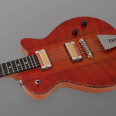 Grez Mendocino - 2023 - Cherry Burst w/ Curtis Novak GT-V Gold Foils. NEW (Authorized Dealer) image 5