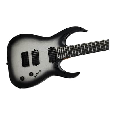 Jackson Pro Plus Misha Mansoor Juggernaut HT7 Silverburst Sparkle Guitar image 3