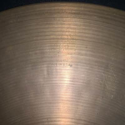 Zildjian 14" A Series New Beat Hi-Hat Cymbal (Bottom) 1970’s image 2