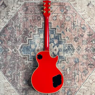 1986 Gibson Les Paul Custom Ferrari Red Rare Left Handed Vintage Electric Guitar W/ Original Hardshell Case! image 6