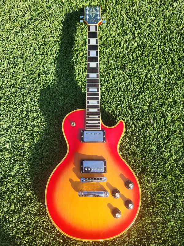 1980s MIJ Aria Pro II Matsumoku Les Paul Custom (LC-500) - Sunburst image 1