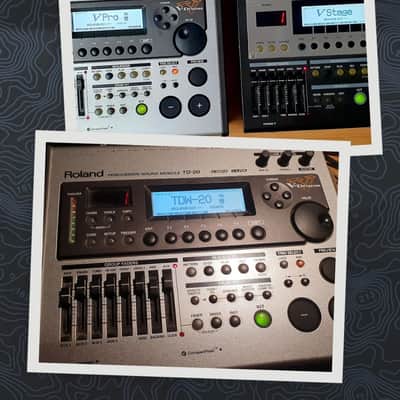Roland TD-12 TD-20 TD-20X Replacement LCD Screen Display complete with WHITE BACKLIGHT, TD12 TD20 TD20X image 5