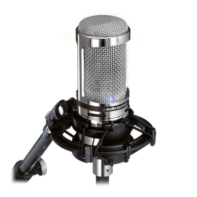 Audio-Technica AT2020 USB + V Limited Edition Mirrored Silver Studio Condenser