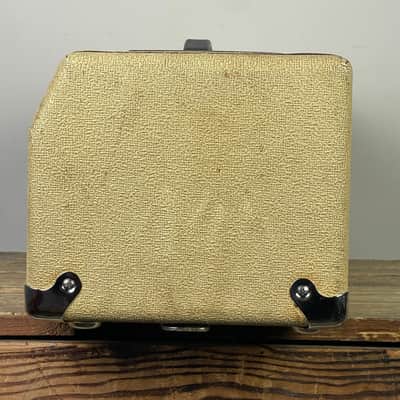 1961 Fender Bandmaster 40-Watt 2-Channel 1x12" Piggyback Guitar Amp - Brown panel image 5