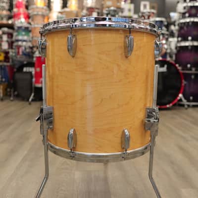 Vintage 80s Gretsch Square Badge 16x16" Floor Tom image 5