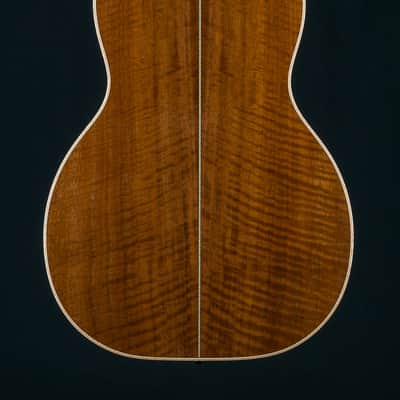 Huss and Dalton 0-SP Parlor 12-Fret Figured Black Walnut and and Bearclaw Sitka Spruce Sunburst Custom NEW image 5