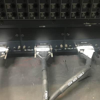 Yamaha DM2000 Mixer + 3 Yamaha AD8HR Input Expanders / Includes Cables and Meter Bridge image 6