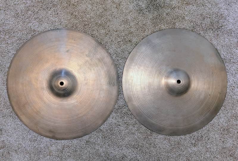 Zildjian  Avedis  - Vintage 1970s - 15" Hi Hats image 1