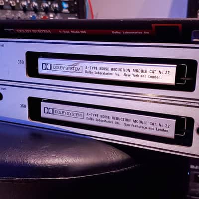 Pair of Dolby A-Type 360, brother of the 361 with Cat 22 card image 3