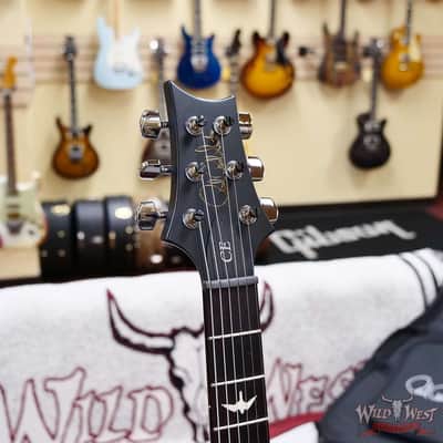 2024 Paul Reed Smith PRS Wild West Guitars Special Run CE 24 Painted Black Neck 57/08 Covered Pickups Faded Grey Black Cherry Burst 7.60 LBS image 7