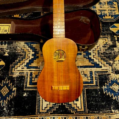 1950s/1960s Kamaka Hawaiian Koa Gold Label Soprano image 1