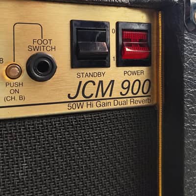 Marshall JCM 900  4501 50-Watt Hi Gain Dual Reverb 1x12 Combo 1990s image 5