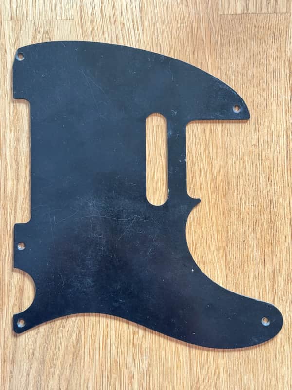 Vintage 1950 1951 1952 1953 1954 Fender Blackguard Telecaster Broadcaster Nocaster Pickguard Original Bakelite w/ Nitro Lacquer 5 Hole Single Ply image 1