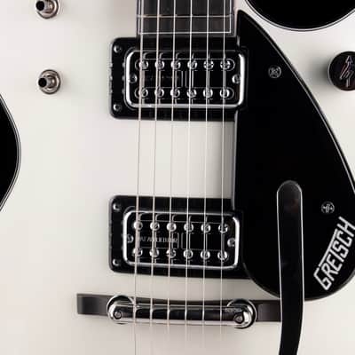Gretsch Custom Shop Masterbuilt Chad Henrichsen 1959 Duo Jet NOS Olympic White image 4