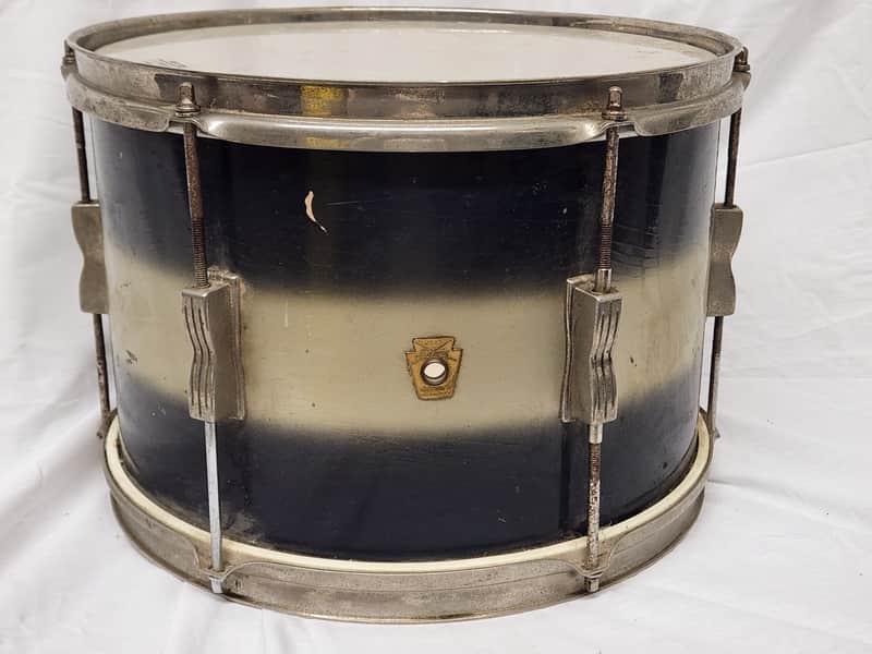 Vintage Early 1960s 1963 Ludwig Blue Silver Duco Club Date Tom Drum 9x13 image 1