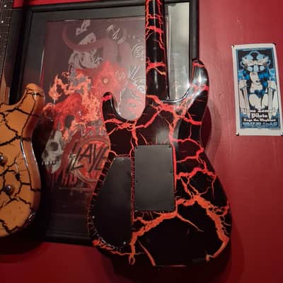 Charvel Model 6 1989 - Lava crackel image 4