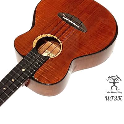 aNueNue Koa Bird UT3K all Solid 4AAAA grade Hawaiian Koa Tenor ukulele image 4
