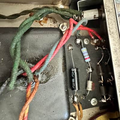 1965 Fender Twin Reverb – AB763 Blackface – Original Schumacher Iron, Jensen C12Ns, Blue Molded Caps image 15
