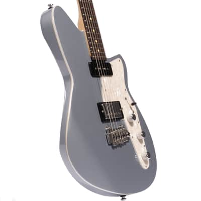 Reverend Double Agent W Electric Guitar, Rosewood Fingerboard, Metallic Silver Freeze image 2