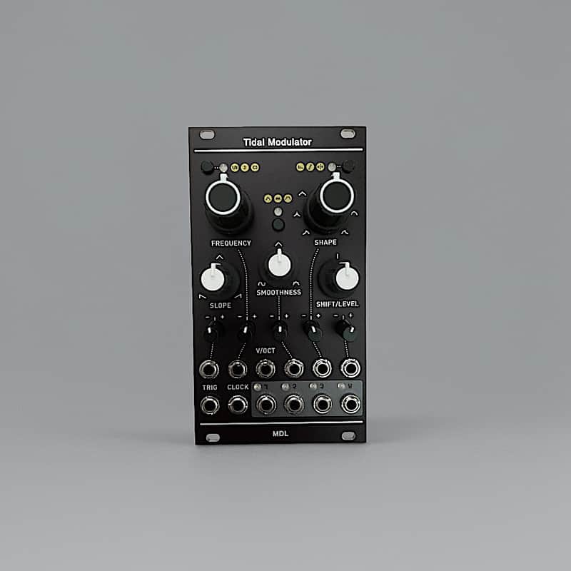 MDL Music Tidal Modulator - Black Anodized Panel (Mutable Instruments Tides v2)