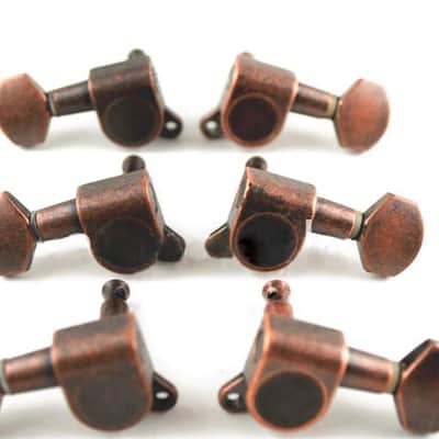 ART  Premium In-line Bronze Guitar Tuners Machine Head for electric and Acoustic Guitar Tuners image 6
