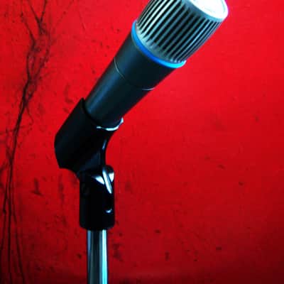Vintage 1980's Shure BETA 57 Supercardioid Dynamic Microphone Low Z w accessories SM57 Guns & Roses image 7