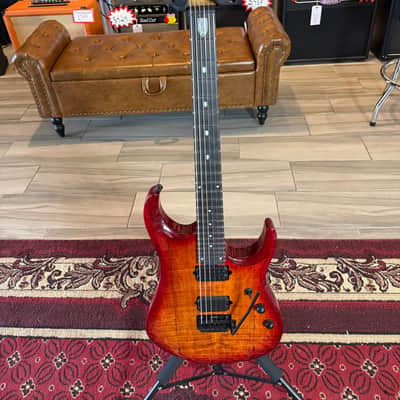 Sterling - JP150 Dimarzio w/ Gig Bag (Store Demo)-Blood Orange Burst image 5