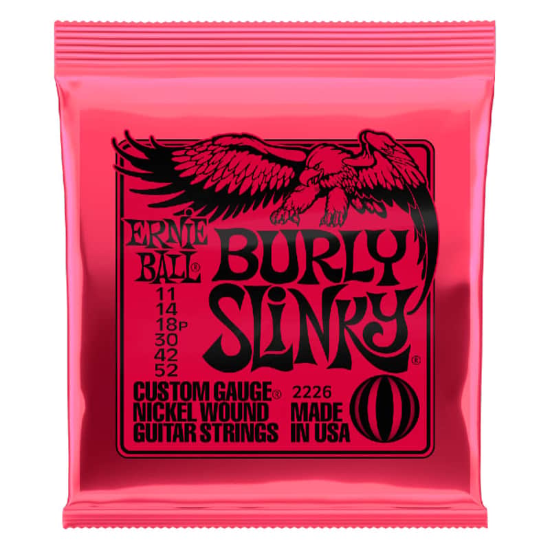 Ernie Ball 2226 Burly Slinky Nickel Wound Electric - 11-52 Gauge image 1