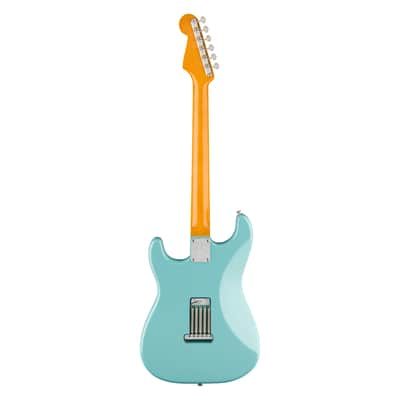 Used Fender Eric Johnson Stratocaster - Tropical Turquoise w/Rosewood FB image 8