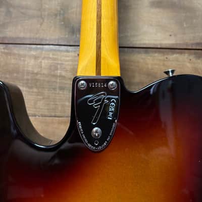 2024 Fender American Vintage II 1972 Tele Thinline 3-Color Sunburst w/case image 14