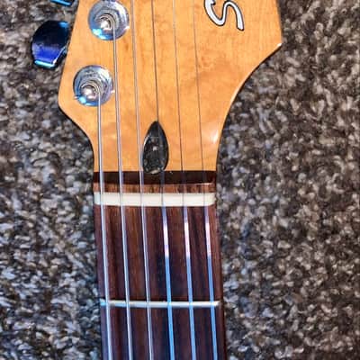 1989 Squier Bullet Series Standard Stratocaster Torino Red electric guitar image 2