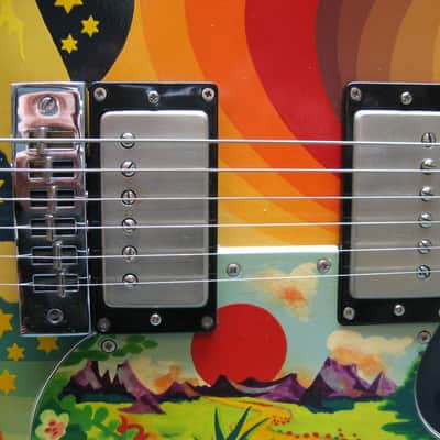 Gibson Eric Clapton's "the Fool" SG Replica  Handpainted Detail /Gibson Case Free US Shipping! image 2