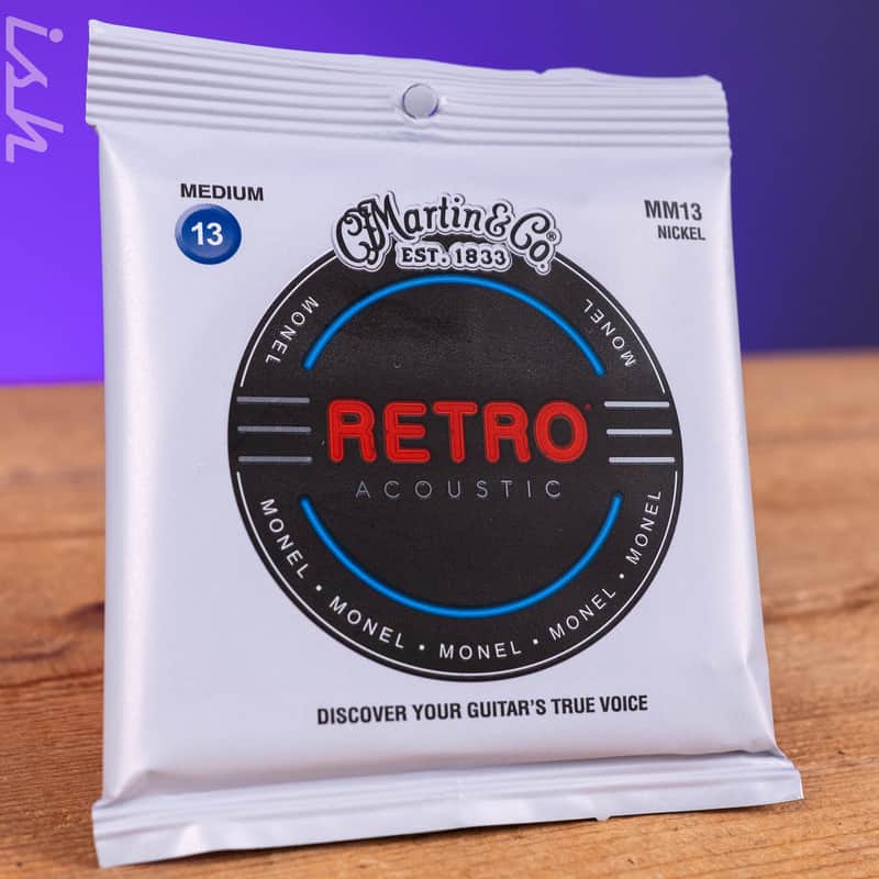 Martin MM13 Retro 13-56 Acoustic Guitar Strings image 1