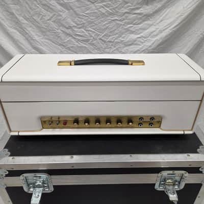 Ceriatone JTM45 Mk II Marshall Clone Guitar Amp Head - White W/ Road Case (C016-30) image 1