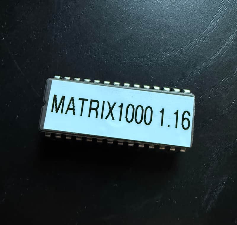 Oberheim Matrix 1000 Firmware Update 1.16 Gligli Eprom image 1