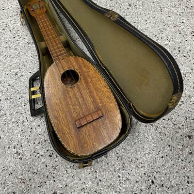 Kamaka Style 3 Pineapple Ukulele 1930s - Natural Mahogany image 1
