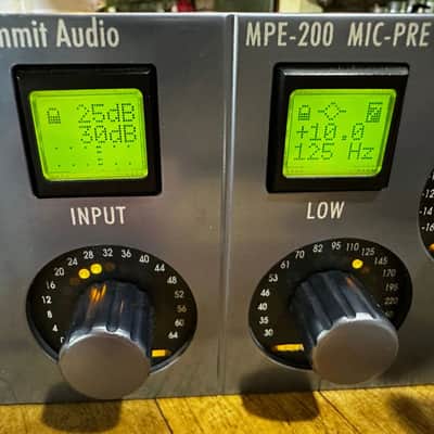 Summit Audio Element 78 Model MPE-200 Digitally-Controlled 2-Channel Mic Pre / Equalizer - Incredible Mic Pres/EQ! image 4