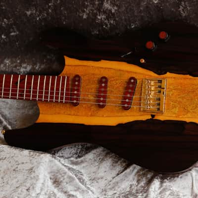 Build to order GB Liuteria Boutique Petra 6 string fiber optic lights edition image 10